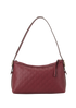 Arabella GG Emblem Shoulder Bag, &pound;950, Handbags, Red, Leather, Back view